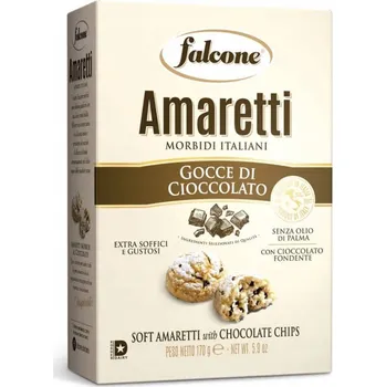 Falcone Amaretti - sušenky s kousky čokolády