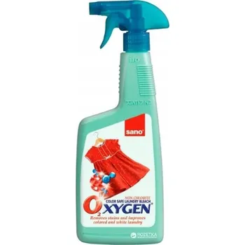 Odstraňovač skvrn Sano Odstraňovač skvrn s aktivním kyslíkem 750 ml.