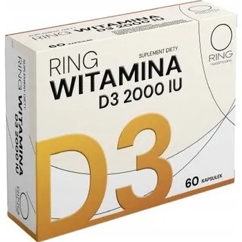 RING Vitamin D3 2000 IU, 60 kapslí