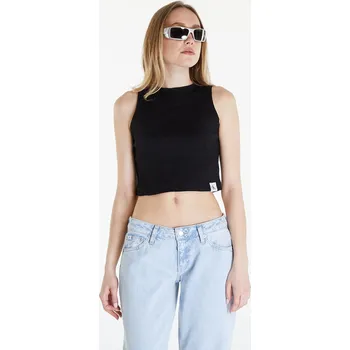 Tílko Calvin Klein Jeans Seaming Rib Tank Top Black XL