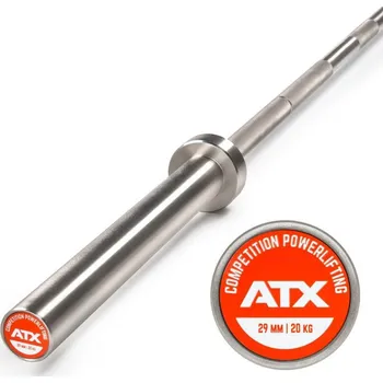 Tyč činky Olympijská tyč ATX LINE; Competition Powerlifting 2200/50 mm