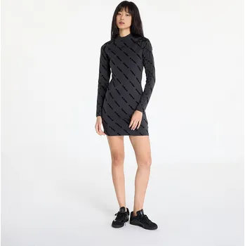 Dámské šaty Šaty adidas Monogram Bodycon Dress Carbon S
