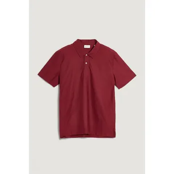 Pánská košile POLOKOŠILE GANT TWILL TEXTURE SS POLO PLUMPED RED