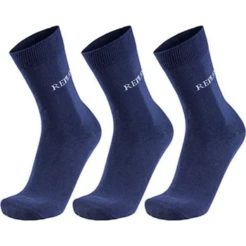 Pánské oblečení Replay Pánské vysoké ponožky - 3 páry C100632 Dark Blue-Grey 39/42