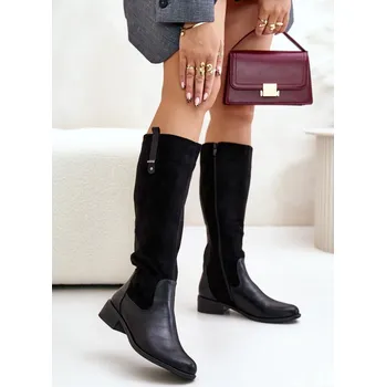 Dámské kozačky Kozačky Step in Style: Semišová elegance s komfortem, 38 i240_201026_2:38