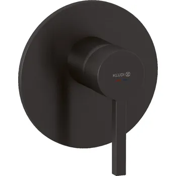 Vodovodní baterie Kludi Nova Fonte Puristic sprchová baterie pod omítku černá 20755N215