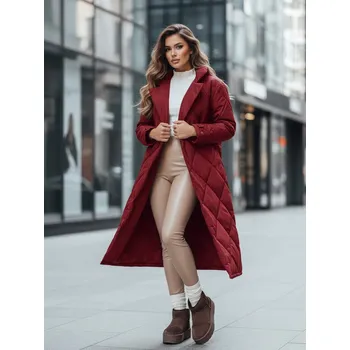 Dámská zimní prošívaná bunda WARMISSA Dstreet TY4918z Barva: Bordó, Velikost: L