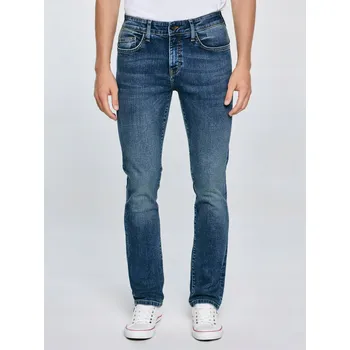 Pánské džíny BIG STAR PÁNSKÉ DŽÍNY SLIM FIT TMAVĚ MODRÉ TERRY 502 W30 L30