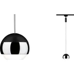 PAULMANN VÝPRODEJ VZORKU URail LED závěs Capsule II 6W 4000K stmívatelné 230V černá mat/chrom - PAULMANN P 96806
