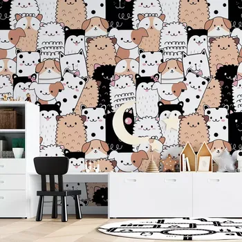 Tapeta Sablio Tapeta Roztomilá zvířátka - 125x75 cm