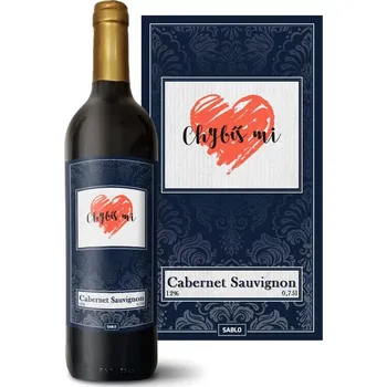 Víno Sablio Červené víno Chybíš mi 2: 0,75 l