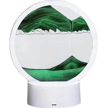 Verk 12383 Pohyblivý obraz s dynamickým 3D pískem, zelený