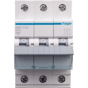 Jistič Jistič 3P B 32A Hager MBN332E