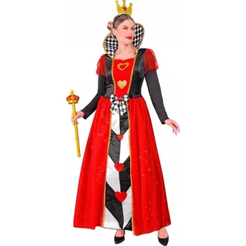 Karnevalový kostým KOSTÝM KRÁLOVNY KOSTÝM KRÁLOVNY SRDCÍ SRDCE KOSTÝM SRDCÍ KARNEVAL HALLOWEEN S