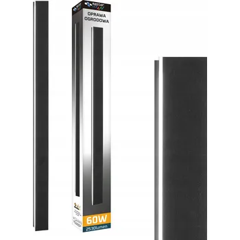 Venkovní osvětlení Venkovní nástěnné svítidlo Masterled černé, integrovaný LED zdroj 60 W