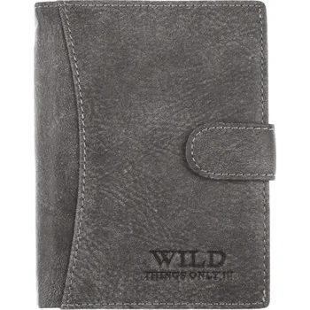 Wild Thing's Only peněženka z pravé kůže šedá - muž