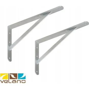 Dílenský regál Držák pro polic XL-Tools ocelový stříbrný 300 x 200 mm