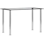 Jídelní stůl 281851 skleněný/černý