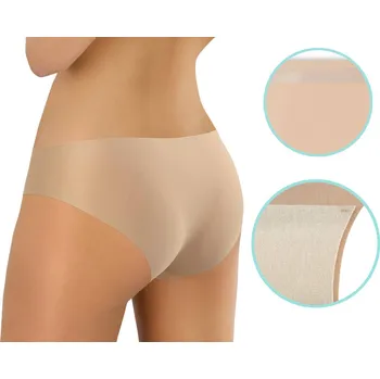 Kalhotky KALHOTKY Dámské neviditelné bezešvé kalhotky se SILIKONEM Sesto Senso *XL