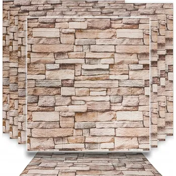 Tapeta 1x Samolepicí Obkladové Panely na Zeď Tapeta Cihlový Vzor 3D Panel 77 x 70 cm