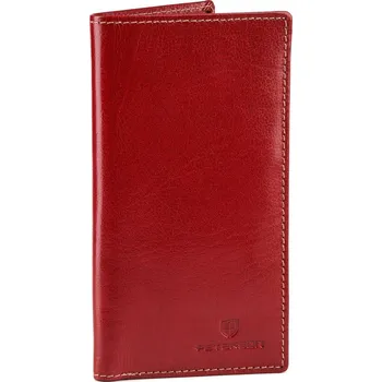 Peněženka Peterson peněženka z pravé kůže červená - muž