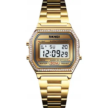 Hodinky Dámské hodinky / SKMEI / digitální / náramek / zlaté / stříbrné
