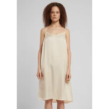 Dámské šaty Ladies Viscose Satin Slip Dress - whitesand XS