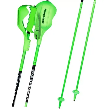 Sjezdová hůlka Hůlky Komperdell Nationalteam Carbon Slalom 2025/26 115 zelená/černá