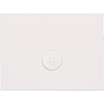 vypínač Kryt s piktogramem “kříž”, k přístrojům SW7M s podsvětlením, Simon 55 TKW7L/111, bílá