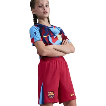Chlapecké kraťasy FC Barcelona Nike Red 7920431 9-10 (M)