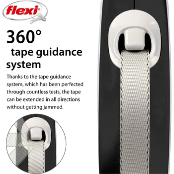Vodítko pro psa Flexi Vodítko Comfort L pásek 5m černé