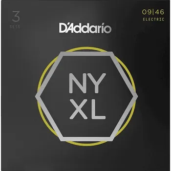 Strunný nástroj D'Addario NYXL0946-3P + prodloužená záruka 3 roky
