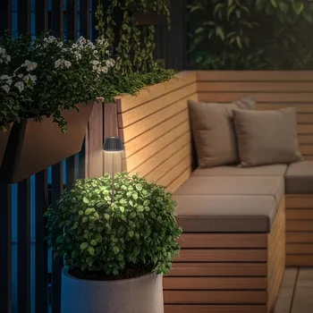 Briloner LED akumulátorová zemní lampa RIFFLE NANO, antracitová Ø 6 cm, sada 2 ks 1 x 1,5 W LED - Doprava zdarma