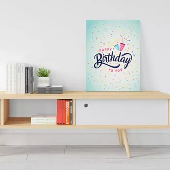 Plechová cedule Sablio Dárková cedulka Happy birthday to you 2: 30x40 cm