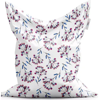 Sedací pytel Sablio Sedací vak Classic Jeřabiny - 200x140 cm