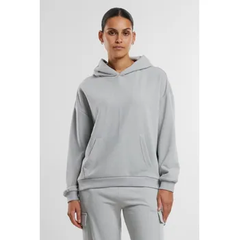 Dámská mikina Ladies Light Terry Oversized Hoodie - lightasphalt XXL