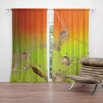 Závěs Sablio Závěs Odkvetlé pampelišky: 2ks 140x250cm