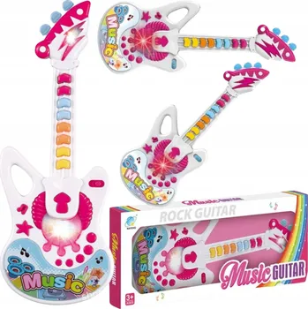 Hudební nástroj pro děti Interaktivní kytara pro děti Světelné efekty Hudební nástroj
