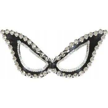 Karnevalová maska Maska na oči (benátská) Widmann plastová černá