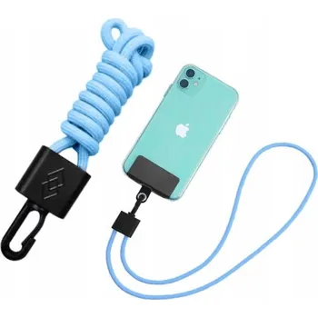 Pouzdro na mobilní telefon Šňůrka na telefon modrá