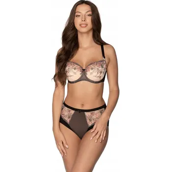 Podprsenka Gaia podprsenka polovyztužená černá velikost 80B