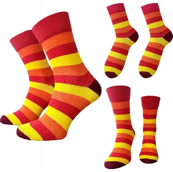 Pánské ponožky Dorasocks Ponožky pro každodenní nošení, dlouhé, oranžové, velikost 41-43