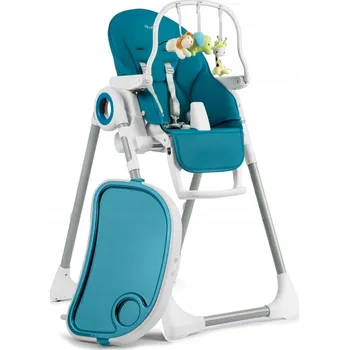 Dětsný nábytek Jídelní židlička se stolkem, modrá + hrazdička s hračkami Nukido