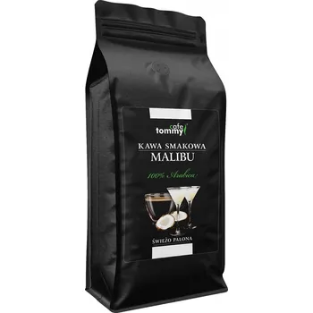 Káva Tommy Cafe Malibu Arabica zrnková Káva 1000 g