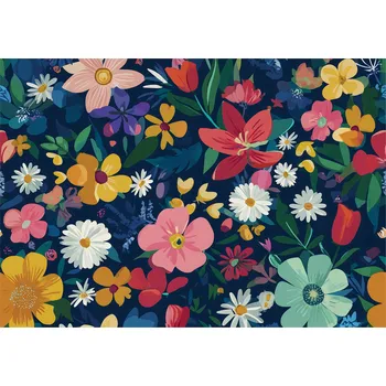 Fototapeta FOTOTAPETA PRO DĚTI DÍVKY KVĚTINY BAREVNÁ TAPETA DĚTSKÁ 400x280