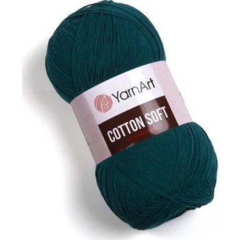 Příze Vlna YarnArt Cotton Soft 63 600 m 100 g smaragdová