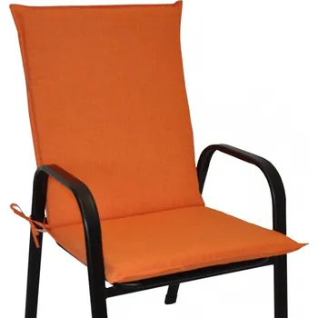 Podsedák Polstr na křeslo z tahokovu UNI látka oranžový melír