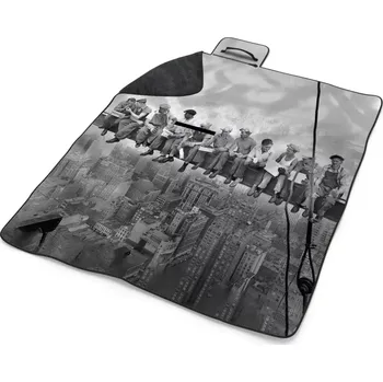 deka Sablio Plážová deka Zedníci na traverze: 200x140 cm