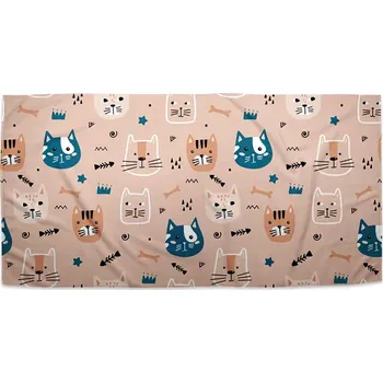 Sablio Ručník Barevné kočičky - 30x50 cm