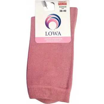 Dámské ponožky LOWA DÁMSKÉ KOTNÍKOVÉ PONOŽKY HLADKÉ Růžové / 38-40